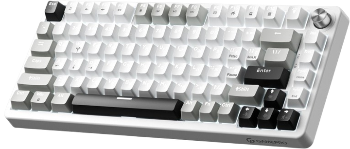Клавіатура GamePro Genesis MK126 Silverlight White - Фото 3 Клавіатура GamePro Genesis MK126 Silverlight White - зображення 3