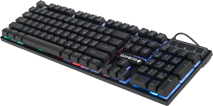 Клавіатура GamePro GK296 RGB Black - Фото 3 Клавіатура GamePro GK296 RGB Black - зображення 3