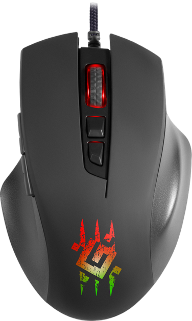Миша Defender Wolverine GM-700L RGB Black (52700) - Фото 1 Миша Defender Wolverine GM-700L RGB Black (52700) - изображение 1