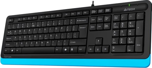 Клавіатура A4Tech FK10 Ukr Blue - Фото 3 Клавіатура A4Tech FK10 Ukr Blue - зображення 3