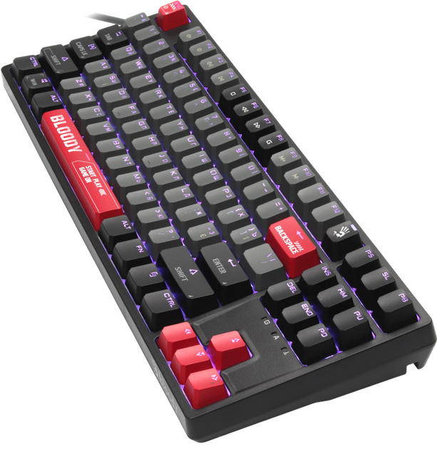 Клавіатура A4Tech Bloody S87 Energy RGB Red - изображение 3