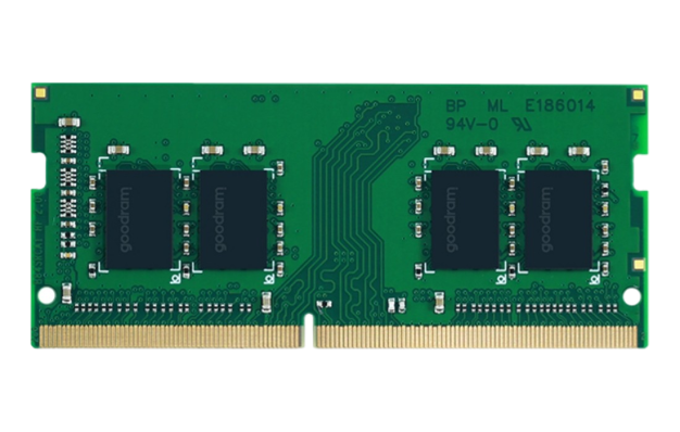 Оперативна пам'ять GoodRam 8GB SODIMM DDR4 3200MHz (GR3200S464L22S/8G) - Фото 1 Оперативна пам'ять GoodRam 8GB SODIMM DDR4 3200MHz (GR3200S464L22S/8G) - зображення 1