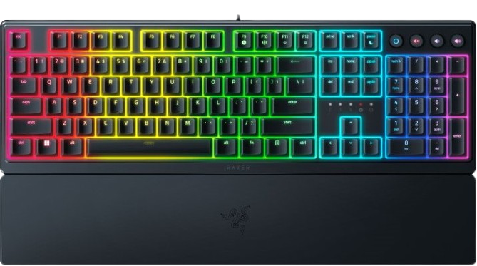 Клавіатура Razer Ornata V3 UKR Black (RZ03-04462100-R371) - Фото 1 Клавіатура Razer Ornata V3 UKR Black (RZ03-04462100-R371) - зображення 1