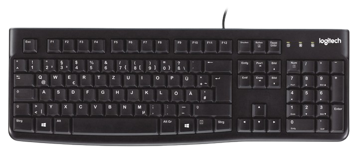 Клавіатура Logitech K120 Ukr Black (920-002643) - Фото 1 Клавіатура Logitech K120 Ukr Black (920-002643) - зображення 1
