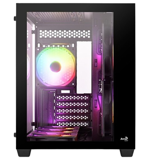 Корпус AeroCool Dryft Mini-G-BK-v2 FRGB Black (ACCS-ES02163.11) - изображение 2