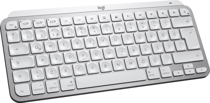 Клавіатура бездротова Logitech MX Keys Mini for Mac Gray (920-012652) - Фото 2 Клавіатура бездротова Logitech MX Keys Mini for Mac Gray (920-012652) - изображение 2