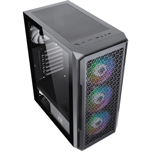 Корпус 2E Gaming Hexagon G338 Black (2E-G338) - зображення 5