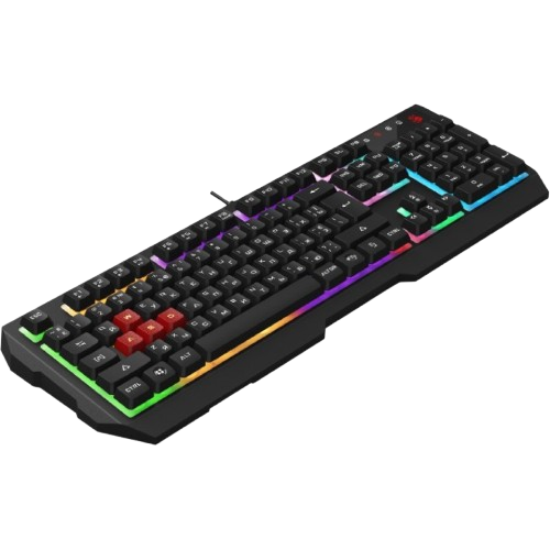 Клавіатура A4Tech Bloody B135N RGB Black (B135N BLOODY (BLACK)) - Фото 2 Клавіатура A4Tech Bloody B135N RGB Black (B135N BLOODY (BLACK)) - изображение 2