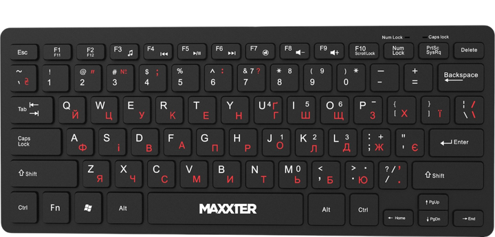 Клавіатура Maxxter KBM-C01B-UA Black - зображення 3