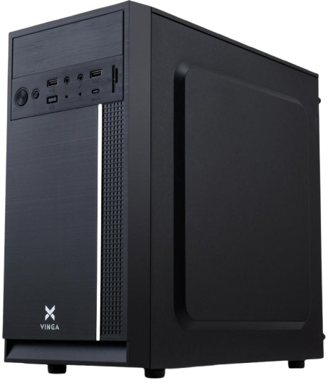 Корпус Vinga CS116 500W Black (CS116-500W) - изображение 2
