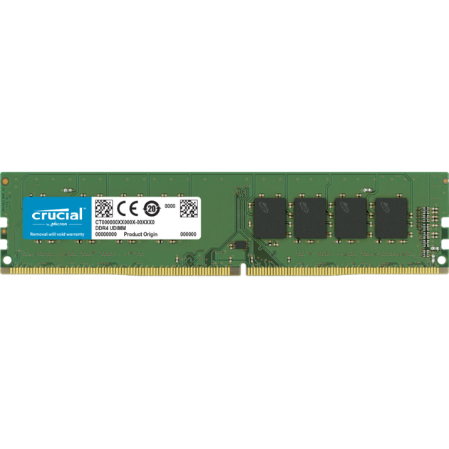 Оперативна пам'ять Crucial 8GB DDR4 3200MHz (CT8G4DFRA32A) - Фото 1 Оперативна пам'ять Crucial 8GB DDR4 3200MHz (CT8G4DFRA32A) - зображення 1