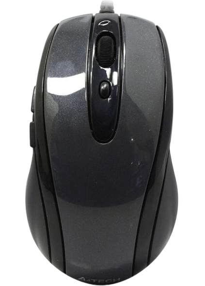 Миша A4Tech N-708X Glossy Grey - Фото 1 Миша A4Tech N-708X Glossy Grey - изображение 1