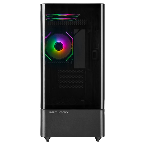 Корпус Prologix Lumi GM-01AB Glass ARGB Black - изображение 2