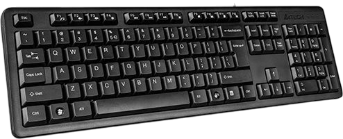 Клавіатура A4Tech KK-3 Black - Фото 2 Клавіатура A4Tech KK-3 Black - зображення 2
