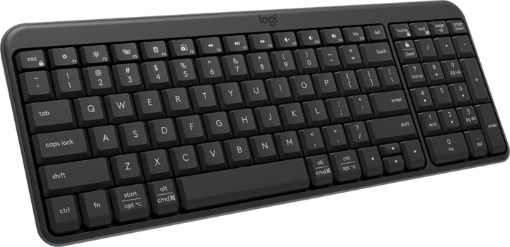 Клавіатура бездротова Logitech K250 Graphite (920-013822) - зображення 2