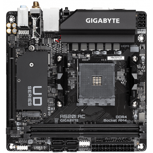 Материнська плата Gigabyte A520I AC Socket AM4 (A520I AC) - изображение 2