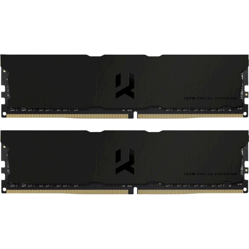 Оперативна пам'ять GoodRam 32GB (2x16GB) DDR4 3600MHz IRDM PRO Deep Black (IRP-K3600D4V64L18/32GDC) - Фото 1 Оперативна пам'ять GoodRam 32GB (2x16GB) DDR4 3600MHz IRDM PRO Deep Black (IRP-K3600D4V64L18/32GDC) - изображение 1