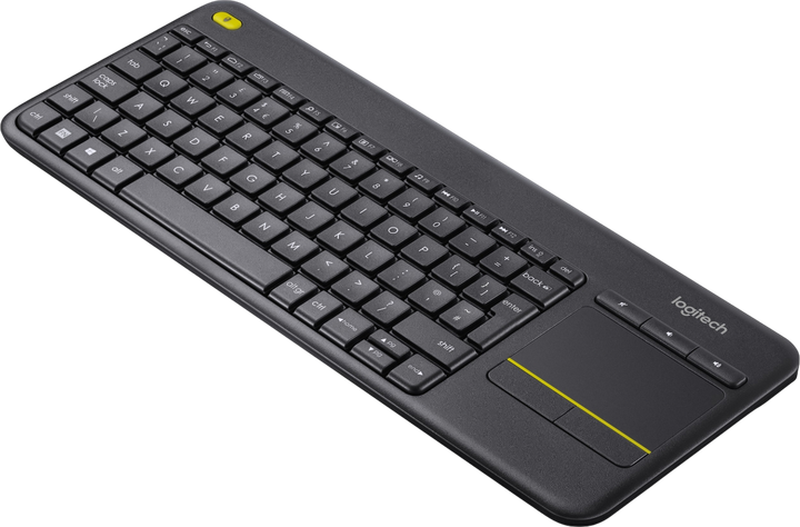 Клавіатура бездротова Logitech K400 Plus Black (920-007145) - Фото 3 Клавіатура бездротова Logitech K400 Plus Black (920-007145) - изображение 3