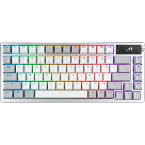 Клавіатура бездротова Asus ROG Azoth RGB White (90MP031A-BKUA11) - зображення 3