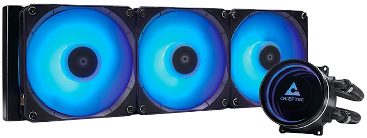 Водяне охолодження Chieftec Iceberg 360 ARGB Black (CLC-360-RGB) - Фото 1 Водяне охолодження Chieftec Iceberg 360 ARGB Black (CLC-360-RGB) - изображение 1