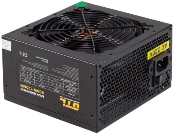 Блок питания GTL Gaming Star 600W (GTLGS600BK) - изображение 4