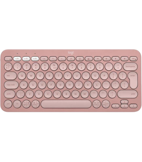 Клавiатура Logitech Pebble Keys 2 K380s Rose (920-011853) - Фото 1 Клавiатура Logitech Pebble Keys 2 K380s Rose (920-011853) - зображення 1