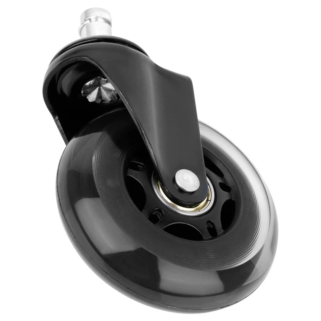 Колеса для крісла Vilde 569998 гумові 7.5 см x 11 мм 5 шт (5904316481780) - зображення 3