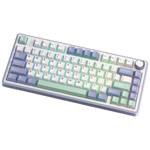 Клавіатура бездротова Aula F75 Gasket Greywood V3 RGB White (6948391208640) - Фото 2 Клавіатура бездротова Aula F75 Gasket Greywood V3 RGB White (6948391208640) - зображення 2