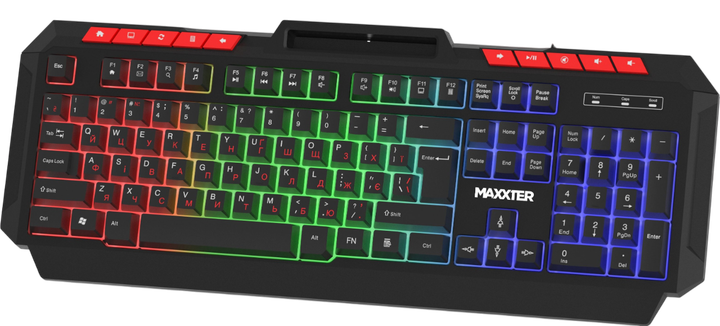 Клавіатура Maxxter KBG-UML-02B-UA RGB Black - изображение 3