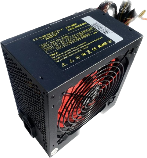 Блок живлення CaseCom CM 600 ATX 600W (CM 600 ATX) - Фото 1 Блок живлення CaseCom CM 600 ATX 600W (CM 600 ATX) - изображение 1