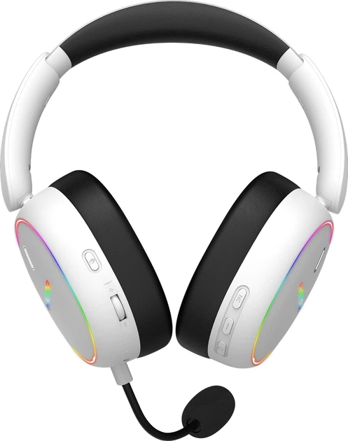 Słuchawki Hator Phoenix 2 Wireless White (8721249196867) - obraz 7