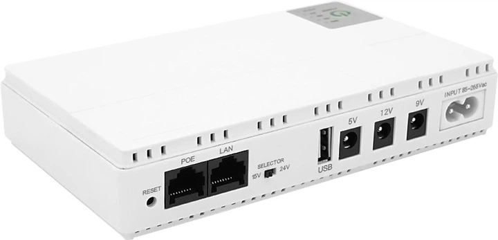 ИБП для роутеров Merlion MINI DC1018P 10400mAh 18W Li-ion White (YT44272) - Фото 3 ИБП для роутеров Merlion MINI DC1018P 10400mAh 18W Li-ion White (YT44272) - изображение 3