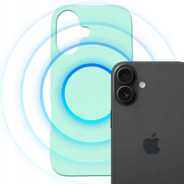 Etui 3MK Hardy MagSilicone do Apple iPhone 16 Sea blue (5903108661980) - obraz 3