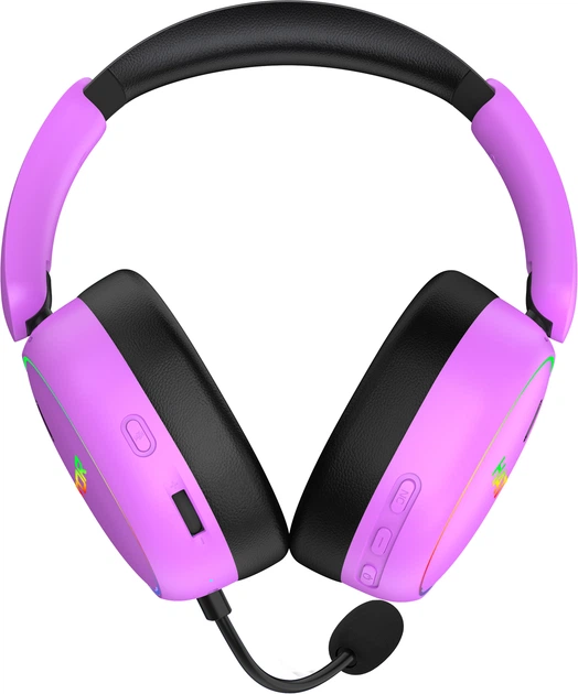 Słuchawki Hator Phoenix 2 Wireless Cyber Violet (8721249230899) - obraz 7