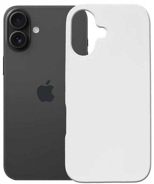 Etui 3MK Hardy MagSilicone do Apple iPhone 16 White (5903108662024) - obraz 1