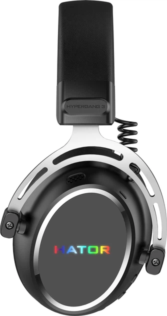 Słuchawki Hator Hypergang 3 Wireless Black (8721249196881) - obraz 4