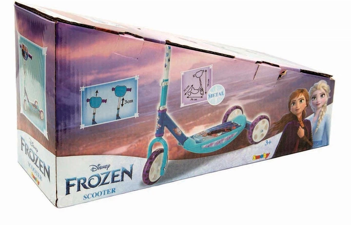 Hulajnoga dziecięca Smoby 3-kołowa Frozen (3032167509192) - obraz 3