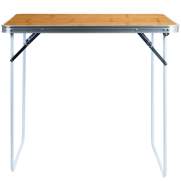 Стіл туристичний Vilde 489281 розкладний 80 x 60 x 70.5 см Коричневий (5904316470715) - зображення 2