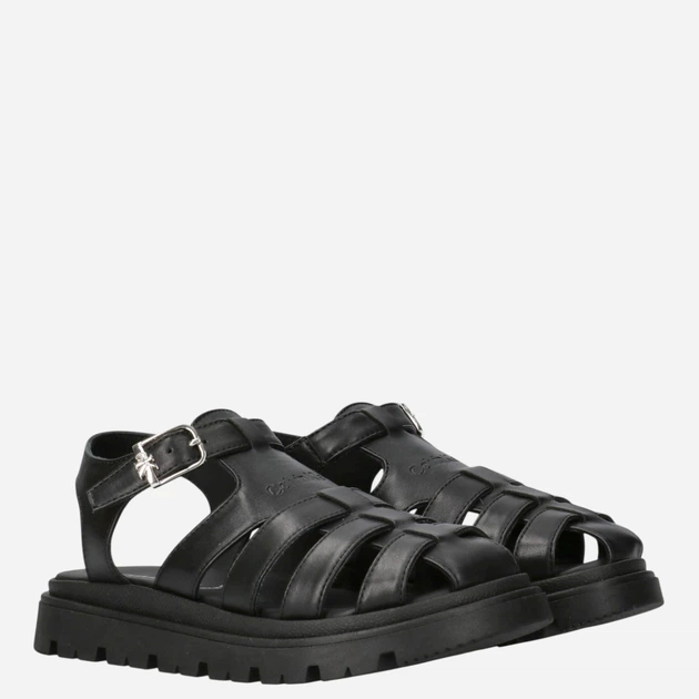 Жіночі сандалі Calvin Klein V4B2-83361-0092999 39 25 см Чорні (8054491105920) - зображення 2