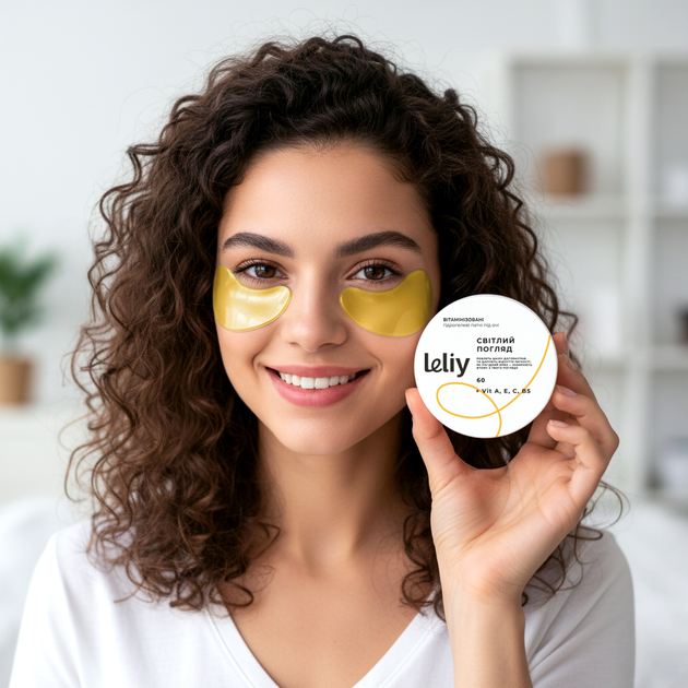 Вітамінізовані гідрогелеві патчі під очі ORNER X Leliy «Світлий погляд» - зображення 7