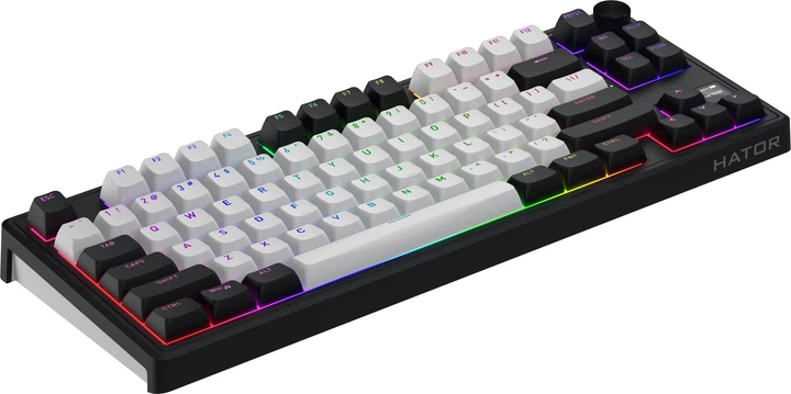 Klawiatura bezprzewodowa Hator Skyfall 80 MAG ULTIMA 8K Wireless/Bluetooth/USB White/Black (HTK3880) - obraz 5
