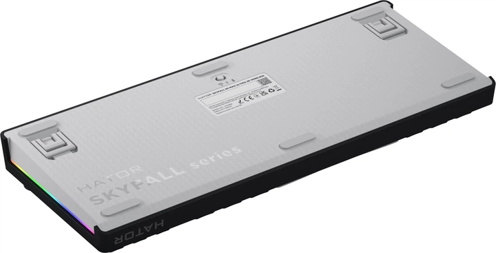 Klawiatura bezprzewodowa Hator Skyfall 80 MAG ULTIMA 8K Wireless/Bluetooth/USB White/Black (HTK3880) - obraz 7