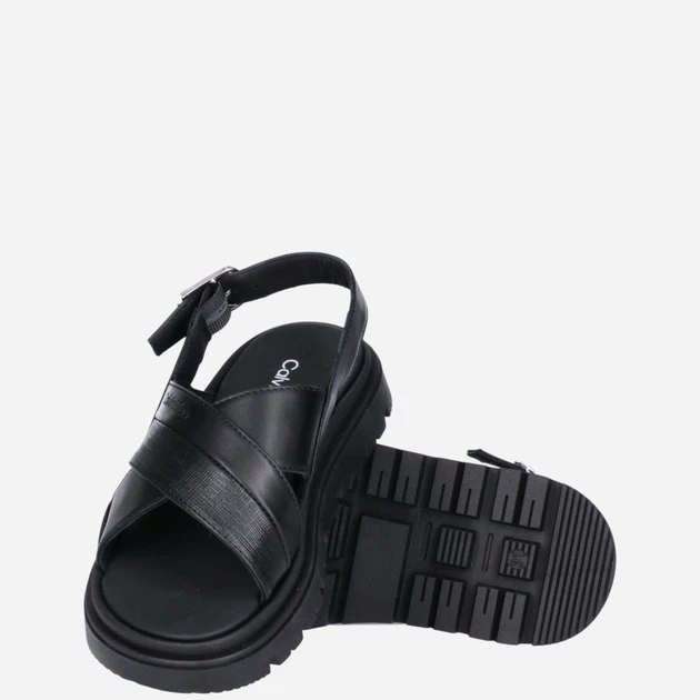 Жіночі сандалі Calvin Klein V4B2-83363-0092999 39 25 см Чорні (8054491106125) - зображення 4