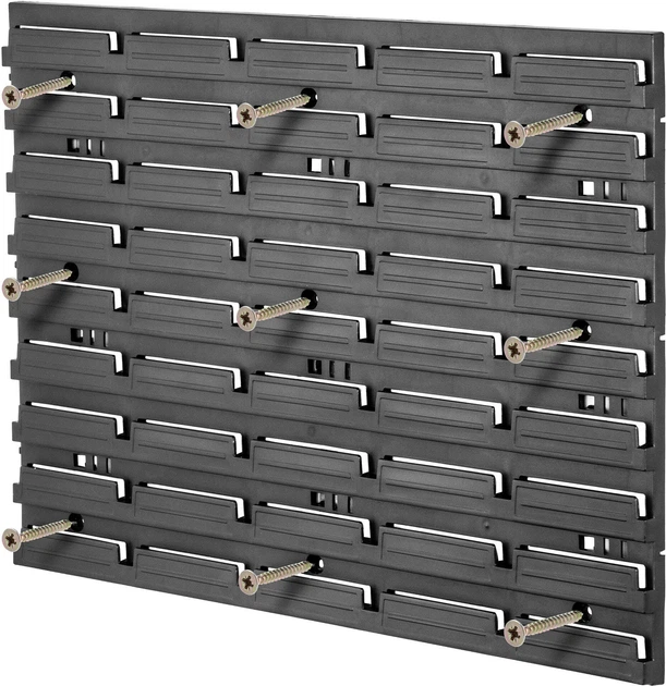 Tablica narzędziowa Kadax ścianka warsztatowa 232 x 78 cm 180 elementów K7681 Czarna (5903699468333) - obraz 3