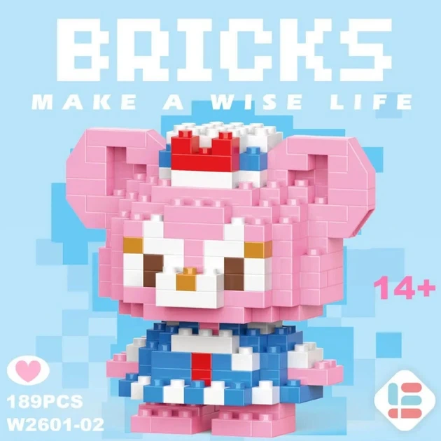 Дитячий 3D конструктор / пазл Bricks "ShellieMay" розвиваючий висотою 6.0 см (1000-ZB-1594) - Фото 5 Дитячий 3D конструктор / пазл Bricks "ShellieMay" розвиваючий висотою 6.0 см (1000-ZB-1594) - зображення 5