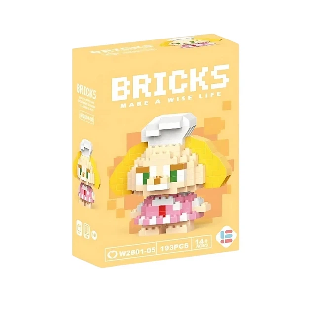 Детский 3D конструктор / пазл Bricks "Cookie Ann" развивающий высотой 6.4 см (1000-ZB-1596) - изображение 3