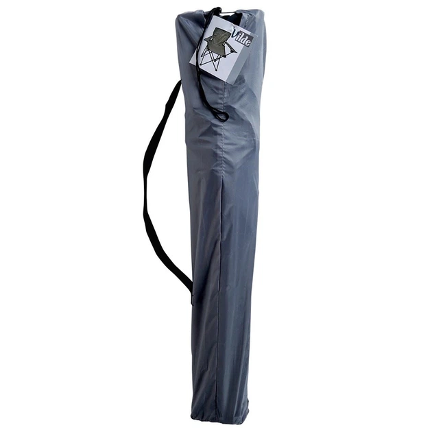 Туристичне крісло Vilde 489279 розкладне Темно-сірий (5904316470692) - зображення 6