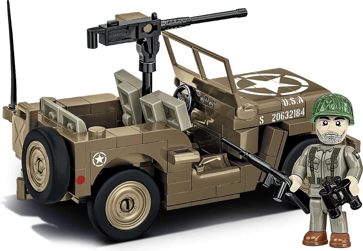 Конструктор Cobi Historical Collection World War II Willys Mb 1:35 132 елементи COBI-3133 (5902251031336) - зображення 4