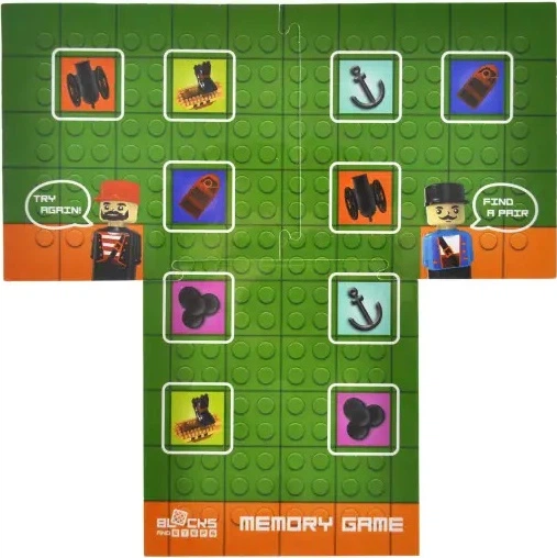 Конструктор Marioinex Block and Steps 3 в 1 Піратський корабель + Настільна гра 41 елемент QB300-104 (4823037611997) - зображення 10