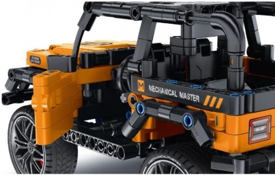 Klocki konstrukcyjne iM.Master Mechanical Master Terenówka 434 elementy 5818-419 (6973676040738) - obraz 3